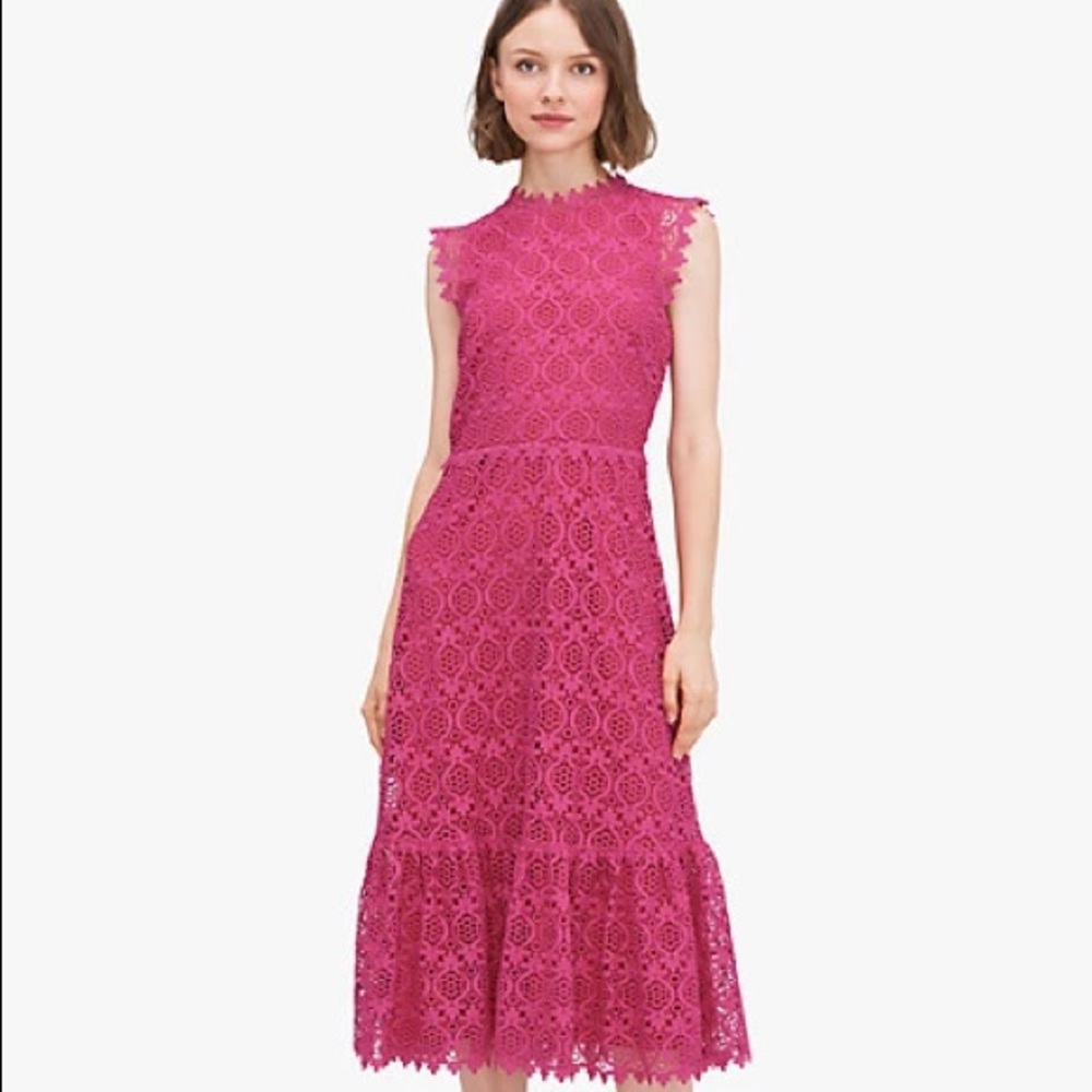 Kate Spade| Scallop Lace Dress | Magentacru